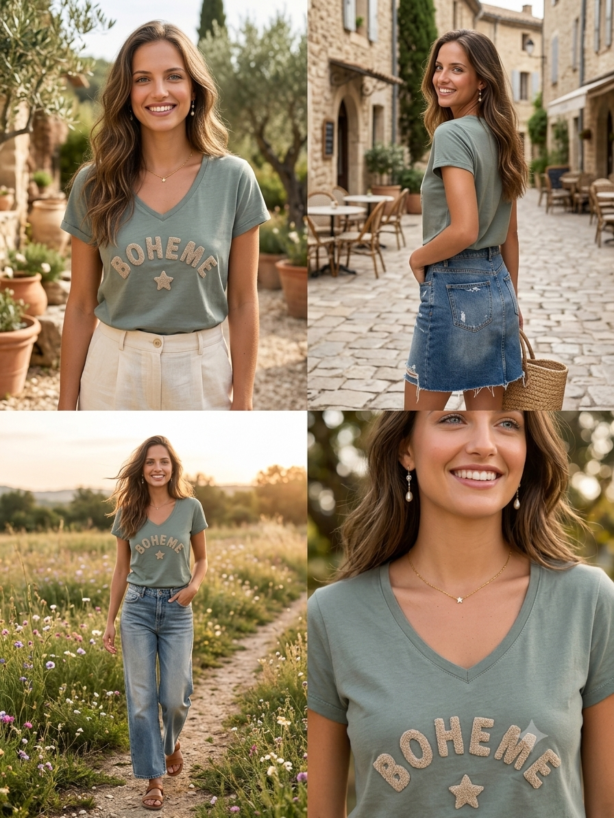 T-shirt Boheme