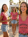 T-shirt copines soleil mojito